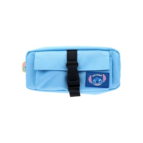 サンスター文具(Sun-Star Stationery) スティッチ ディズニー グッズ ペンケース 大容量 バックル付ペンケース スティッチ S1429655