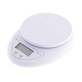 1 X 5Kg x 1g Digital Kitchen Scale Diet Food Compact Kitchen Scale 11lb x 0.04oz