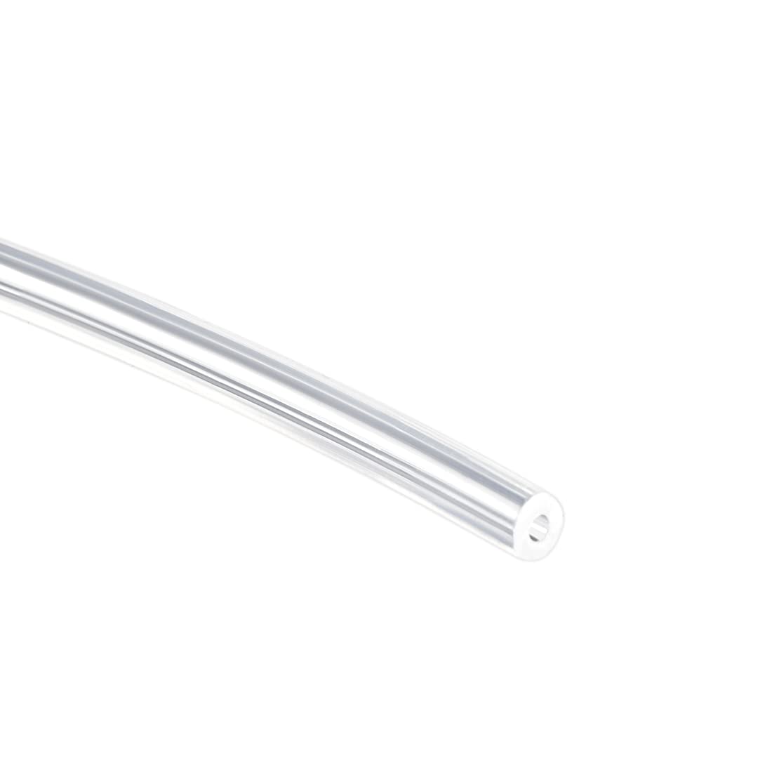 Photo 1 of uxcell Silicone Tubing 3/32"(2mm) ID X 1/4"(6mm) OD 3.3ft(1m) Silicone Rubber Tube Air Hose Water Pipe for Pump Transfer Clear