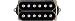 DiMarzio DP100 Super Distortion Pickup Black F-Space
