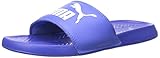 PUMA Men's Popcat Slide Sandal, Dazzling Blue/White, 7 D US