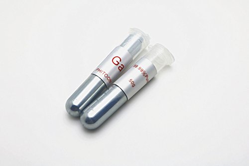 Gallium 99.99% Pure 100 Grams With Robot Shape Silicone Mold