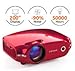 Projector, Crenova Home Video Projector, Portable Mini Movie Projector with 3200 Lux, 200