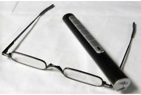 Compact Magnetic reading Glasses Original Eyestic (+1.00, Black)