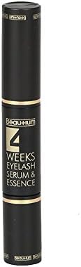 Beautium 4weeks Eyelash Serum & Essence - Total Eyelash Condotioner, Boosts Regrowth, Prevents Fall out and Breakage, 5ml Serum + 5ml Essence
