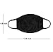 EVERMARKET Anti-dust Black Mouth Mask, Unisex Cotton Face Mask Muffle Mask Anime Mask for Cycling Camping Travel for Kids Teens Men Women, Pack of 2