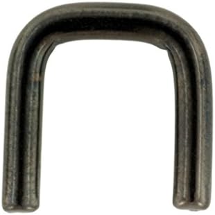 Black PVD Stainless Steel Staple Shape Septum Retainer