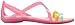 Crocs Women's Isabella Cut Strappy W Flat Sandal, Paradise Pink/Rose Dust, 6 M US