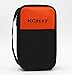 TestHelper KCH17 Soft Carrying Case Use for Handheld Multimeter,Meter,Phase Indicator,Thermometer, Calibrator,Clamp Meter,Soft Bag
