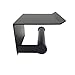Passionier Toilet Paper Roll Holder, Wall Mount Bathroom Toilet Tissue Holder with Mobile Phone Storage Shelf(Black)