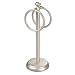 mDesign Metal Hand Towel Holder for Bathroom Vanities - Satin