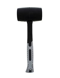 ABN Mazo de goma 32 onza   shock absorbing Cojín empuñadura para todos los trabajos con relieve (Mango de fibra