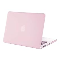 Mosiso Plastic Hard Case Cover for MacBook Pro 13 Inch with CD-ROM (Model: A1278), Rose Quartz