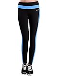 Baleaf Women's Yoga Active Ankle Legging Hidden Pocket Little Boy Blue Size S