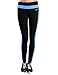 Baleaf Women's Yoga Active Ankle Legging Hidden Pocket Little Boy Blue Size S