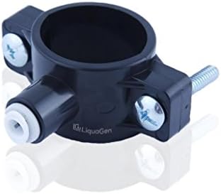 LiquaGenDrain Saddle Valve w/ 1/4" Quick Connect for Reverse Osmosis Systems (Drain Connection)