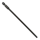 EXTRA LONG TORX BIT: T25 6ʺ Torx Bit, 1/4ʺ Quick-Change Shank, Star Drive Bit