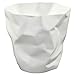 Modway Lava Trash Bin in White,12.5