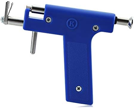 Einsgut Navel Perforation Unit Tool Set Earhole Gun Set Safety Ear Nose Navel Body Piercing Gun Kit With 98pcs Studs