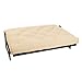 Mozaic Full Size 10-inch Cotton Twill Futon Mattress, Ivory