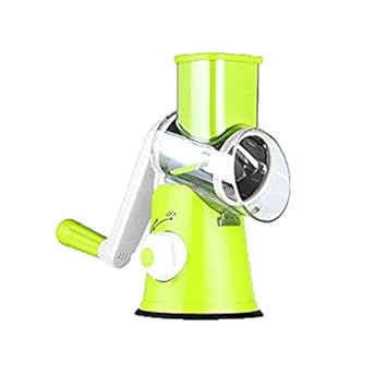 Manuelle Multi Gemüseschneider, HomeYoo Gemüsehobel Trommelreibe Käsemühle
