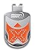 MoonMarx Golf Ball Marker and Putt Aligner with Magnetic Clip (Orange). Patented Ball Marker Made. Conforms to USGA Standards. 30 Day!