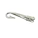 MeShow Men's Fishing Hook Tie Bar,Silver Tie Clip Bar with Gift Box
