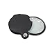 Leather Portable Folding Pocket Magnifier 10X Magnification-Black