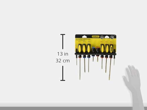 Stanley 60-100 10-Piece Standard Fluted Screwdriver Set