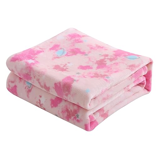 Little Spud Milky Plush Baby Blanket - 40x40 Inch Soft, Hypoallergenic Blanket For Newborns (Pink) - View #8