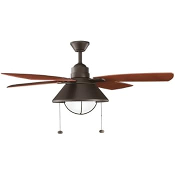 Kichler 310131oz Downrod Mount 4 Walnut Abs Blades Ceiling Fan