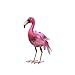 Solar Lights, Metal Pink Flamingos Seven Color Changing Lights, Outdoor Garden led Lights, lawns, Roads, Gardens, Flamingos Yard Decor,Christmas Decorations