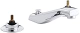 KOHLER K-7437-K-CP Triton Widespread Lavatory Faucet, Polished Chrome (Handles Not Included)