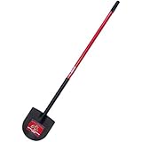 Bully Tools 92702 Weighted Caprock/Pony Shovel with Fiberglass Long Handle