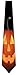 Three Rooker Happy Pumpkin Tie Halloween Ties Jack-O-Lantern mens Necktie