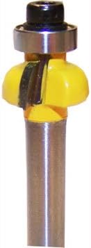Workshop Tools 1/16" Cove Router Bit w/ 3/8" Bearing, 1/4" Shank - 17003