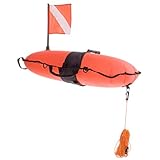 Innovative Scuba Concepts Torpedo Buoy Orange W/LINE