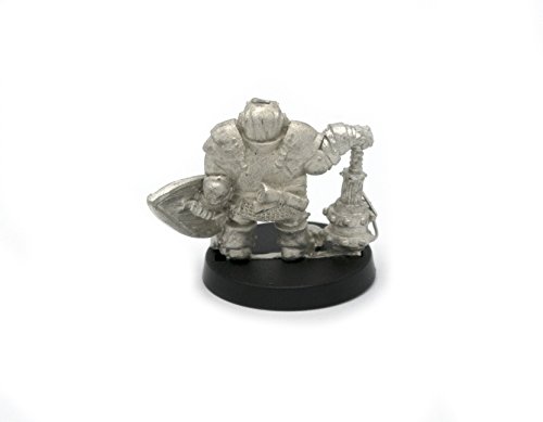 Stonehaven Dwarf Paladin Miniature Figure for 28mm Table top Wargames - Made in USA