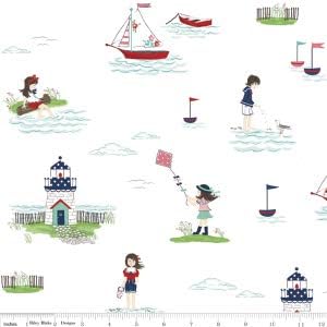 Riley Blake Design Seaside Main White