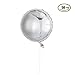 50pcs Round Shaped Foil Mylar Helium Balloon 18 inch Silver Balloon Birthday Party Supplies Wedding Decoration