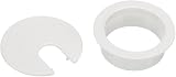 DuDuZui Desk Grommet 35mm 10PCS with Hole Saw White 44mm Ø 13mm H view 2