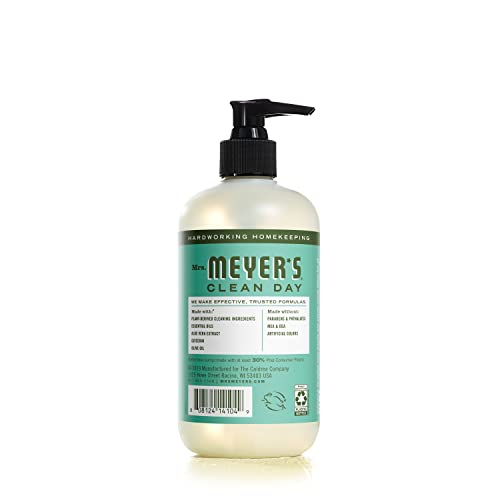 MRS. MEYER’S CLEAN DAY HAND SOAP, MADE WITH ESSENTIAL OILS, BIODEGRADABLE FORMULA, BASIL, 12.5 FL. OZ