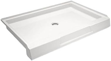 MASCO BATH 39494 Fire 34-Inch x 48-Inch Shower Base, White