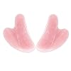Gua Sha Facial Tools, 2 Pcs Gua Sha Board Rose Quartz Anti Aging Skin Care Tools for Face, Eyes, Neck, Body Muscle…