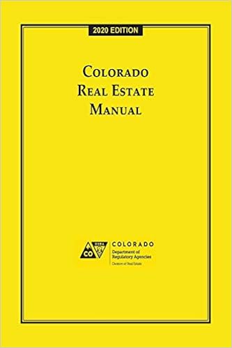 Colorado Real Estate Manual Publisher S Editorial Staff 9781522191735 Amazon Com Books