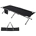 PORTAL Folding Camping Cot, Compact Collapsible Heavy Duty Adult Sleeping Cot Bed with Storage Bag, Great for Travel Tent, Support 300lbs