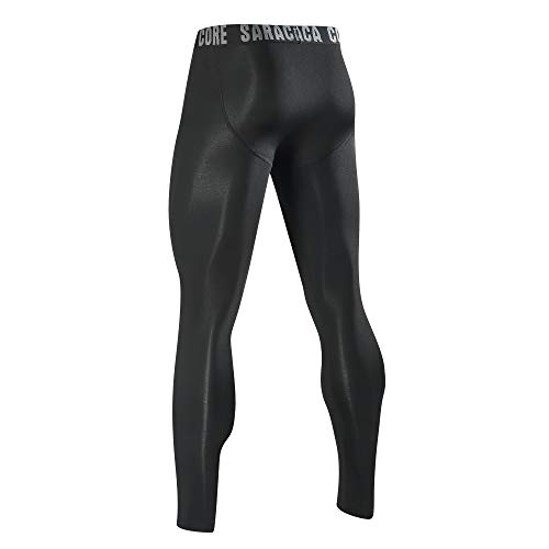 saraca core Men Youth Compression Pants Athletic Leggings Sports Tights Baselayer Running Football Soccer - Thumbnail 3