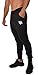 YoungLA Slim Fit Joggers for Men | French Terry Cotton Skinny Tapered Sweatpants | Gym Sports Activewear Workout Clothes 2o2 Black Large