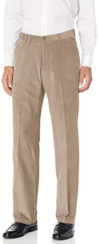 Flat Front Pant, Medium Khaki, 40W 