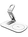 Seneo 2 in 1 Wireless Charger Pad with iWatch Charging Holder, Nightstand for iWatch Series 4/3/2/1(No iWatch Charger), 7.5W Fast Charging for iPhone XR/Xs/XS Max/X/8 Plus